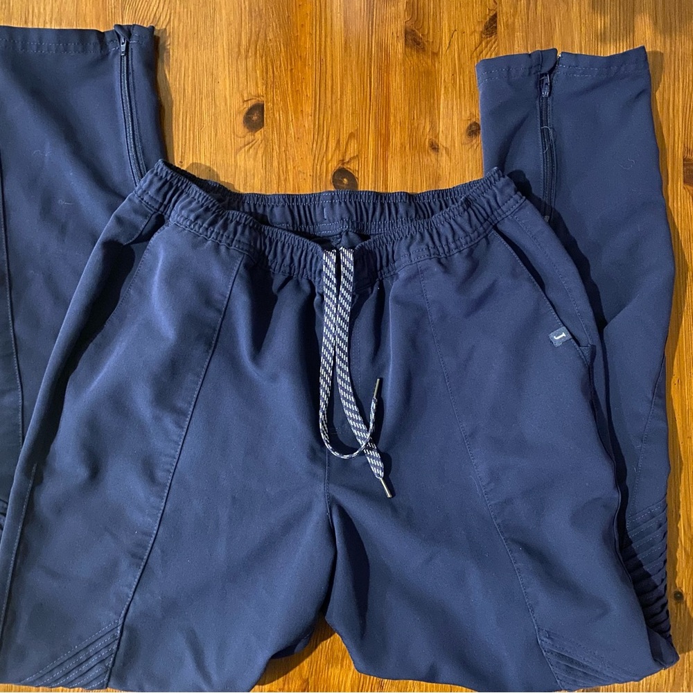 Jaanuu Navy Blue Scrub Pants
